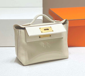 Hermes Mini Kelly 2424 Leather 21cm H230264 White - Default Title - View 4