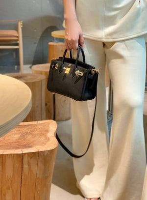Hermes Mini Birkin Designer Tote Bag Togo Leather 20CM H28404 - Default Title - View 18