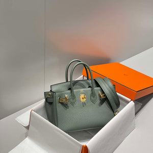 Hermes Mini Birkin Designer Tote Bag Togo Leather 20CM H28403 - Default Title - View 4