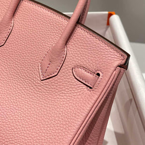 Hermes Mini Birkin Designer Tote Bag Togo Leather 20CM H28405 - Default Title - View 5
