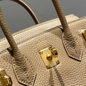 Hermes Mini Birkin Designer Tote Bag Togo Leather 20CM H28411 - Default Title - View 9