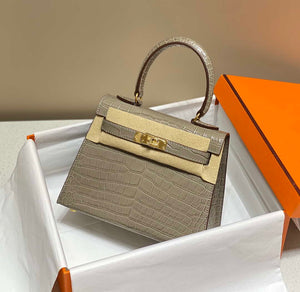 Hermes Mini Kelly 20 cm Crocodile Leather H92032 - Default Title - View 1
