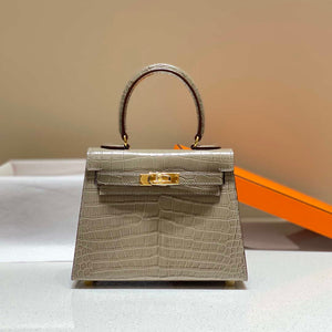 Hermes Mini Kelly 20 cm Crocodile Leather H92032 - Default Title - View 4