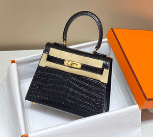 Hermes Mini Kelly 20 cm Crocodile Leather H92033 - Default Title - View 1