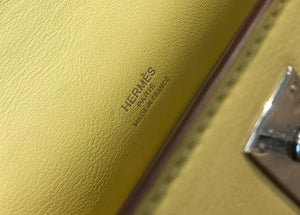 Hermes Kelly Pouchette Swift Leather clutch bag Silver H230260 - Default Title - View 5