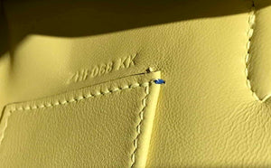 Hermes Kelly Pouchette Swift Leather clutch bag Silver H230260 - Default Title - View 8