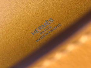 Hermes Kelly Pouchette Swift Leather clutch bag Silver H230264 - Default Title - View 8