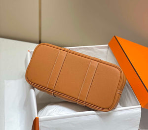 Hermes Brown Clemence Garden Party 30cm Bag H239043 - Default Title - View 4