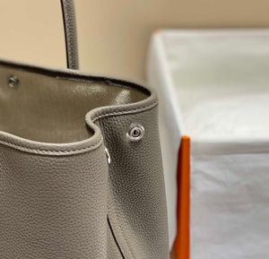 Hermes Light Dark Clemence Garden Party 30cm Bag H239046 - Default Title - View 5