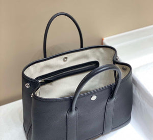 Hermes Blacck Clemence Garden Party 30cm Bag H239047 - Default Title - View 9
