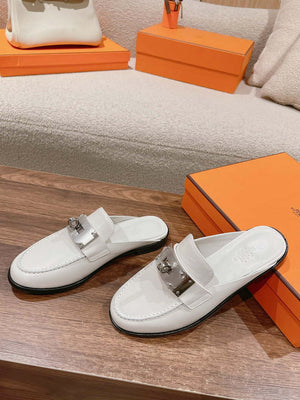 Hermes OZ Mule H212296Zv02340 Shoes H990012 - Euro 35=US 4 - View 4