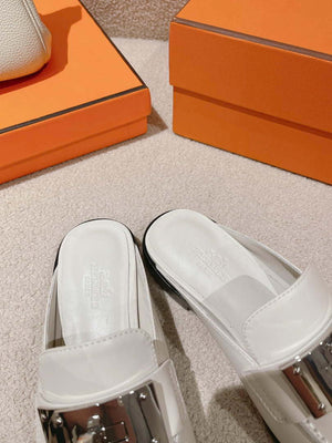 Hermes OZ Mule H212296Zv02340 Shoes H990012 - Euro 35=US 4 - View 8