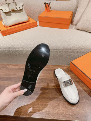 Hermes OZ Mule H212296Zv02340 Shoes H990012 - Euro 35=US 4 - View 9