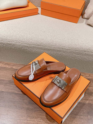 Hermes OZ Mule H212296Zv02340 Shoes H990014 - Euro 35=US 4 - View 3