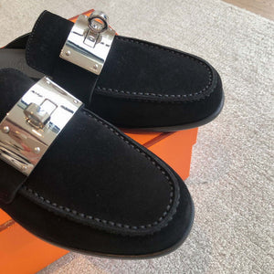 Hermes OZ Mule H212296Zv02340 Shoes H990017 - Euro 35=US 4 - View 4
