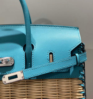 Hermes Picnic Sellier Birkin 25 Barenia Palladium Hardware H21801 - Default Title - View 7