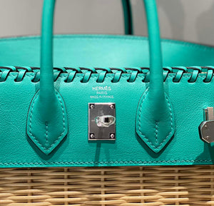 Hermes Picnic Sellier Birkin 25 Barenia Palladium Hardware H21803 - Default Title - View 5