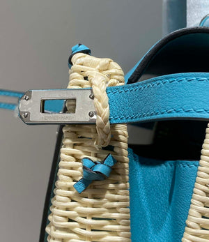 Hermes Picnic Sellier Kelly 22 Barenia Palladium Hardware H21805 - Default Title - View 7