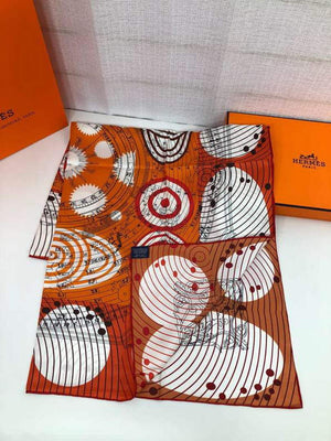 Hermes H001829S Scarves Cavalcades Scarf 90 H50008 - Default Title - View 4