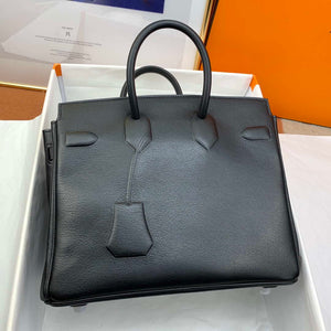Hermes Shadow Birkin Bag Swift 25 Fully Handmade H92027 - Default Title - View 2