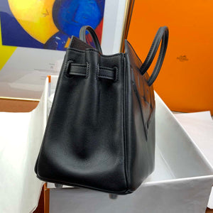 Hermes Shadow Birkin Bag Swift 25 Fully Handmade H92027 - Default Title - View 9