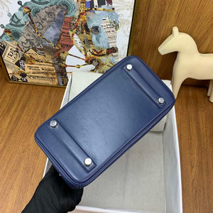 Hermes Shadow Birkin Bag Swift 25 Fully Handmade H92028 - Default Title - View 9