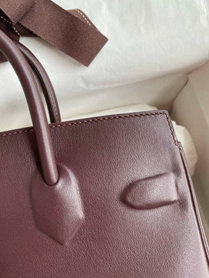 Hermes Shadow Birkin Bag Swift 25 Fully Handmade H92030 - Default Title - View 3