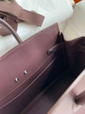 Hermes Shadow Birkin Bag Swift 25 Fully Handmade H92030 - Default Title - View 8