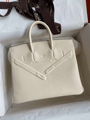 Hermes Shadow Birkin Bag Swift 25 Fully Handmade H92033 - Default Title - View 1