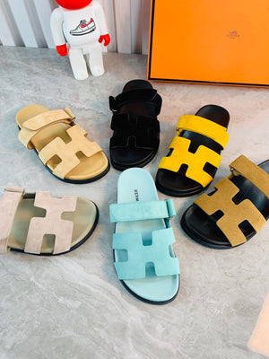 Hermes Women Men Izmir sandal Sheep Skin H222853 - 35 - View 5