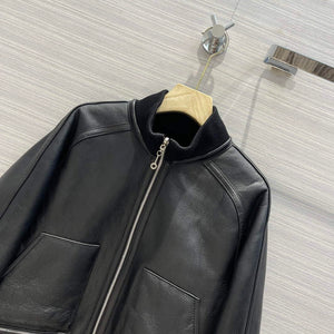 Hermes Women's Fashion Clothing Leather Jacket H33263 - 36 - View 9