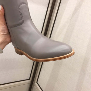 Herm¨¨s Women's Jumping leather riding boots H042138Zv01340 Gray - US 4=Euro 35 - View 7