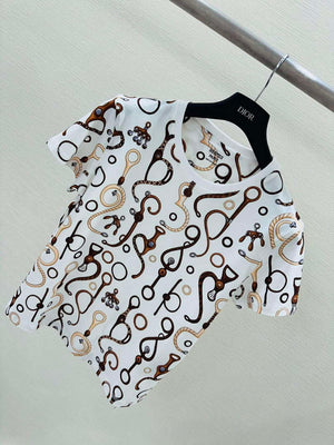 Hermes Women's T-shirt Fashion Clothing H77126 - S - View 5