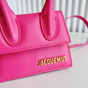 Jacquemus 213BA001 Le Chiquito Signature leather mini handbag Pink - Default Title - View 6