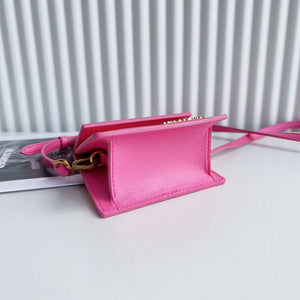 Jacquemus 213BA001 Le Chiquito Signature leather mini handbag Pink - Default Title - View 7