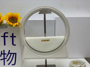 Jacquemus 213BA003 Le sac Rond Circle purse Beige - Default Title - View 1