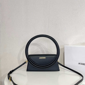 Jacquemus 213BA003 Le sac Rond Circle purse Black - Default Title - View 1