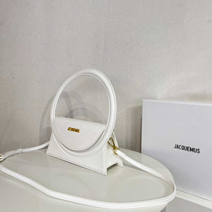 Jacquemus 213BA003 Le sac Rond Circle purse White - Default Title - View 4