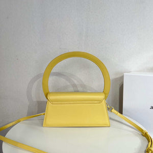 Jacquemus 213BA003 Le sac Rond Circle purse Yellow - Default Title - View 2