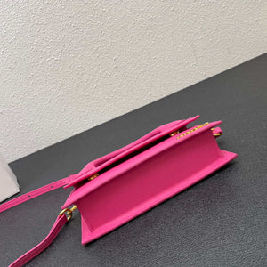 Jacquemus Le Chiquito long 213BA004 Long signature handbag Rose Red - Default Title - View 7