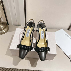 Jimmy Choo 24S ADALEE Bowknot Sling Back Sandals 85mm J10093 - Fmale-Euro 35=US 4 / shopify--color-pattern-5mjrvpay - View 1