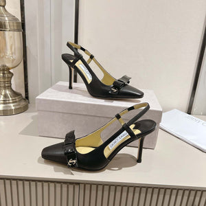 Jimmy Choo 24S ADALEE Bowknot Sling Back Sandals 85mm J10093 - Fmale-Euro 35=US 4 / shopify--color-pattern-5mjrvpay - View 5