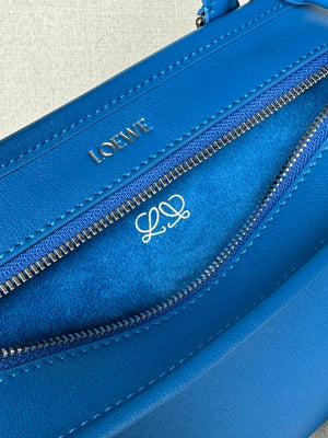 Loewe A039AS0X01 Small Amazona 180 bag in soft calfskin Blue - Default Title - View 4