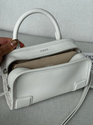 Loewe A039AS4X12 Mini Amazona 180 bag in soft calfskin White - Default Title - View 3