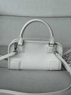Loewe A039AS4X12 Mini Amazona 180 bag in soft calfskin White - Default Title - View 4
