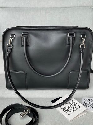 Loewe A039ASRX03 Large Amazona 180 bag in soft calfskin Black - Default Title - View 3