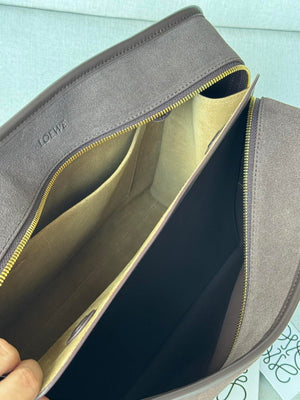 Loewe A039ASRX03 Large Amazona 180 bag in suede - Default Title - View 7
