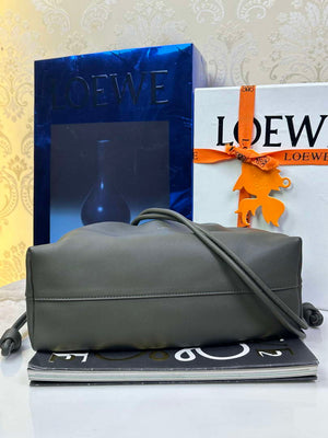 Loewe A411FCRX02 Medium Flamenco purse in mellow nappa lambskin L9016 - Default Title - View 4