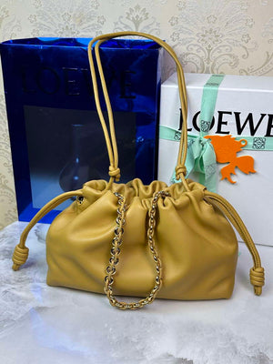 Loewe A411FCRX02 Medium Flamenco purse in mellow nappa lambskin L9017 - Default Title - View 1