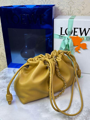 Loewe A411FCRX02 Medium Flamenco purse in mellow nappa lambskin L9017 - Default Title - View 3
